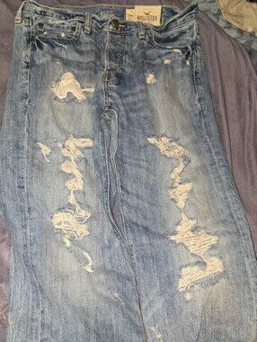 Vintage Hollister Hermosa Y2K Blue Jeans 34 X 32